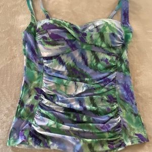 NWOT Gorgeous Tankini Top